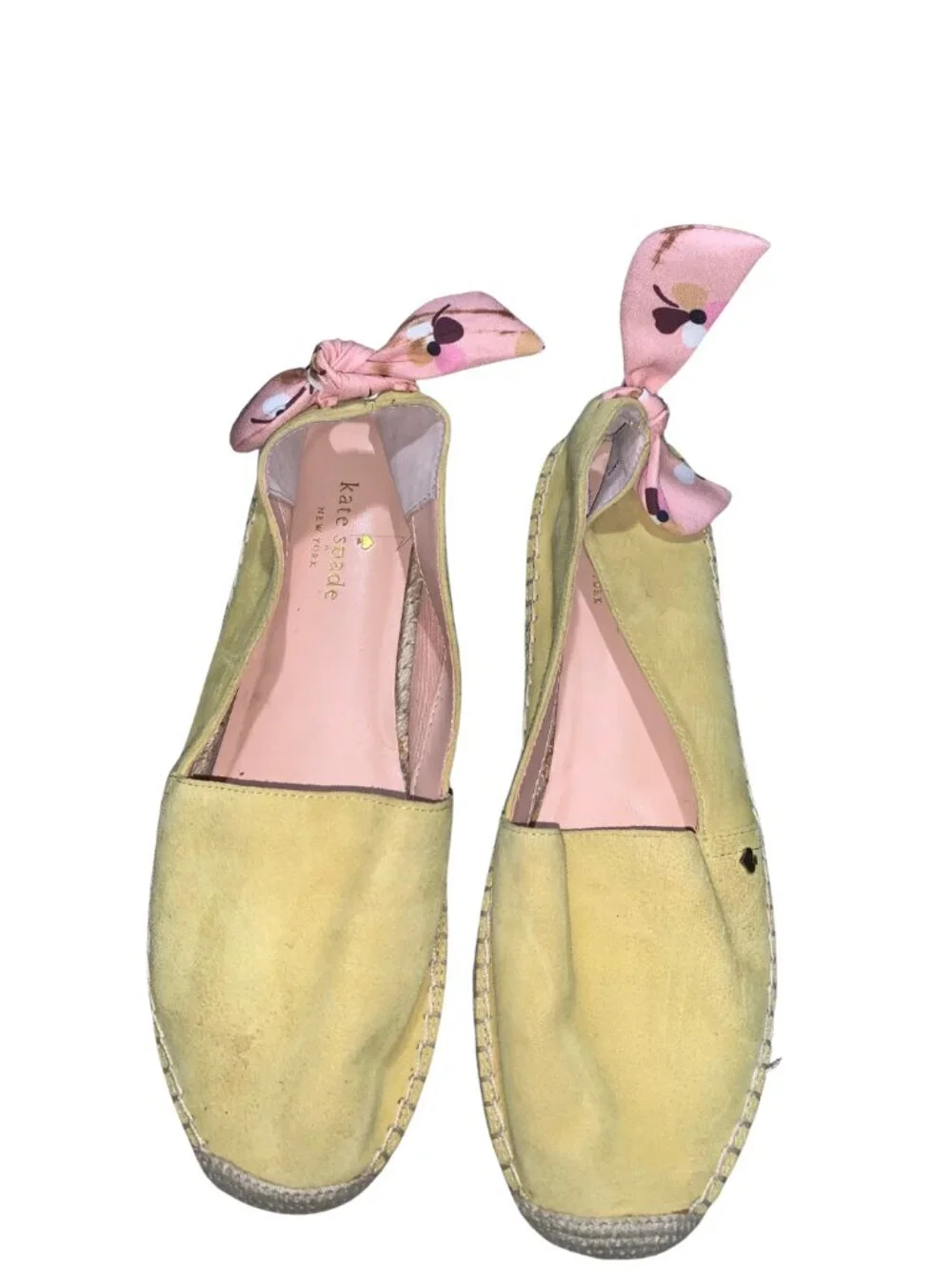 Kate Spade New York Grayson Espadrille in Roasted Maize Yellow - Pre-Loved Size